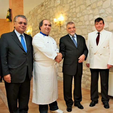 Foto con lo Staff del Ristorante Al Vecchio Tratturo