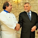 Chef Pasquale e ​Stjepan Mesic' (Presidente della Reppubblica di Croazia